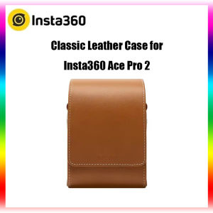 【NEW F】Insta360 Ace Pro 2 Classic Leather Case Retro storage bag Practical in capacity One package will do it