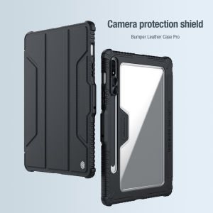 Nillkin Slide Camera Case for Samsung Galaxy Tab S8 5G Cases Camera Protection Shield Hard PC Back Panel + Soft TPU Border Smart Flip Cover Shockproof Tough Back Cover