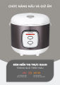 Nồi cơm điện Cuckoo 1.8L CR-1005 lòng nồi chống dính, 1 nút ấn dễ dàng điều khiển - Bảo hành 2 năm - Hàng chính hãng Cuckoo Vina. 