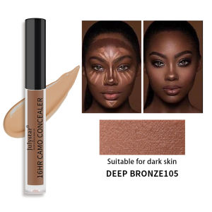 Liquid Concealer Matte High Coverage Waterproof and Sweatproof Oil Control Moisturizing Long Lasting Face Makeup Marks Cover Dark Circles Smooth Conceal Dark Circles Scar Acne Skin(M3E-P4)