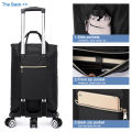 TasBagShop Household Shopping Cart Foldable Grocery Shopping Trolley Multi-functional Insulated Tin Foil Market Trolley. 