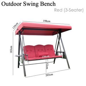 Outdoor Furniture Swing Chair Swing Bench with Canopy Garden Chair Patio Chair Balcony Chair