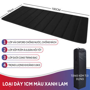 Đệm ngủ văn phòng gấp gọn thông minh loại dày chiếu dã ngoại thảm ngủ trưa nệm kí túc xá
