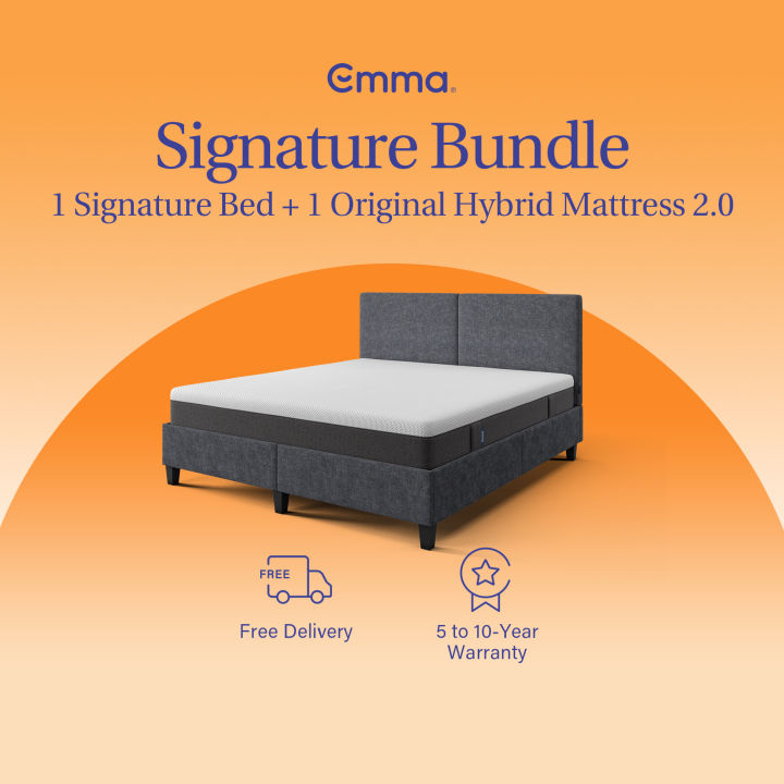 Emma Signature Bundle Signature Bed + Original Hybrid Emma Sleep Lazada PH