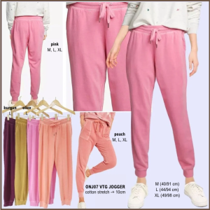 Celana Jogger Wanita Murah 07 Vintage 4 Warna (bahan melar sekali)