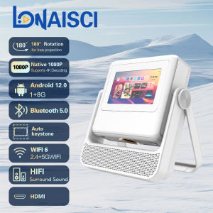 SG LONAISCI A5pro Projector 4k Touch Screen Auto Focus Auto Keystone Correction Android  For Phone And Laptop Bluetooth Wifi Projektor