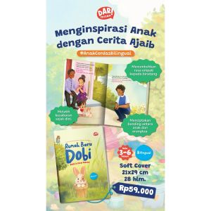 DAR Mizan - Buku Anak Seri Hewan Kesayangan Rumah Baru Dobi (Dobi’s New Home) - Cerita Anak Bilingual Softcover