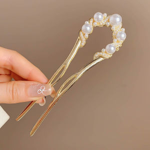 Yin Wei kẹp tóc hình chữ U Retro Kẹp Tóc Nữ 2024 mới búi tóc tóc món ăn tạo tác kẹp tóc