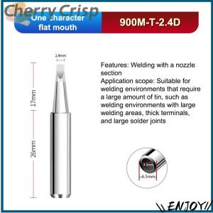 【Cherry Crisp】 1Set Soldering Iron Tips Replacement Kit Internal Heating Constant Temperature Electric Soldering Iron Tip Soldering Irons Tools