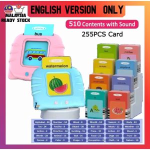 #Readystock 510 Contents Early Education Machine Toys Baby Kids Toy Flash card kids toys smart english education