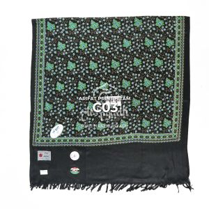 Sorban ARIFAT Kashmiri Elegan Full Motif Print HITAM