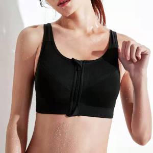 PaoBoo Women Sports Bra Breathable Shockproof Padded Seamless Support Bralette For Women Running Yoga Workout GYM Vest