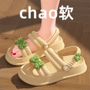 Free Shipping New WomenS Summer Sandals Comfortable And Versatile For Both Indoor And Outdoor Wear Featuring A Thick Sole And A Single-Strap Design Perfect For The Beach