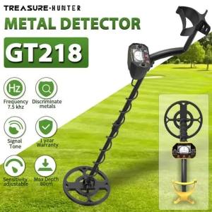 Treasure Hunter Treasure Hunter Metal Detector GT218 Underground Gold Detecting Gold Coin Treasure Waterproof Coil