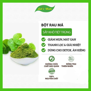 Bột rau má sấy lạnh nguyên chất Lets Nuts giúp giảm cân làm đẹp tự nhiên Susuto Shop