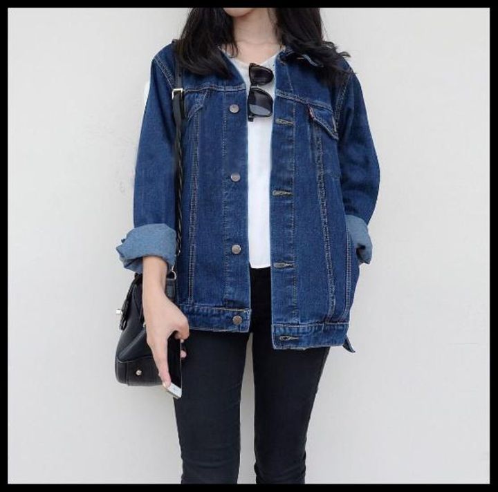 Jaket Denim Pria Biowash – Original Kualitas Premium, Tahan Lama, Stylish & Mewah Kekinian