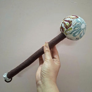 Búa Ngải Cứu SIZE TO 31CM Thảo Dược Gậy Thảo Dược Mát Xa Cổ Lưng Khơi Thông Kinh Mạch