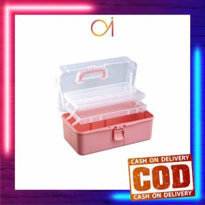 AI-C1050 Box Mainan Storage Box Serbaguna / Kotak Penyimpanan Kotak Obat 3 Tingkat Tool Box / Kotak