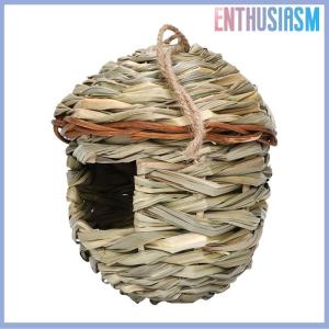 【Enthusiasm】🌟🌟【Hot Sale】🎈 Birds Nest Outdoor Hand-weaved Decorative Bird House Bird Cage Shelter Weaved Hanging Parrot Nest Creative Handmade Bird Cage