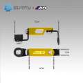 ARM Brake Fluid Bracket Brake Hose Holder Full CNC Universal With Sticker Fully Adjustable From Indonesia. 