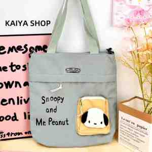 Sanrio Cute Tote Bag pelajar kapasiti besar bahu beg kelas