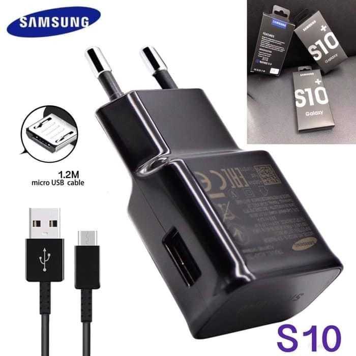 Charger Samsung Type-C Micro USB Charger Samsung S10 +Support