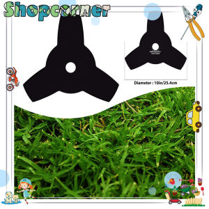 Mata Pisau Mesin Potong Rumput Model 3t Segitiga 255mm 2tak Gigi Pemotong Semak