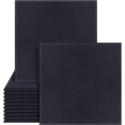 30x30cm Self-Adhesive Acoustic Panel | Polyester Felt Soundproof Wall Decor | Indoor Noise Reduction Board Penebat bunyi
