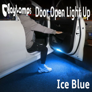 2/1Pcs  Car Led Welcome Light USB Charging Auto Open Door Safe Anti-collision Signal Lamp.