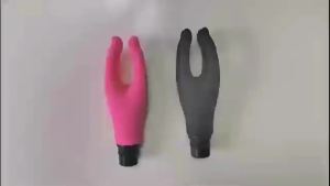 Fascia Đầu Súng Massage Có Thể Thay Thế Đầu 4 Ngón Tay Nhân Tạo Tay Silicone Fascia Dành Cho Người Lớn Máy Đính Kèm Màu Đen Tầm Cỡ 0.71 ‑ 0.75in