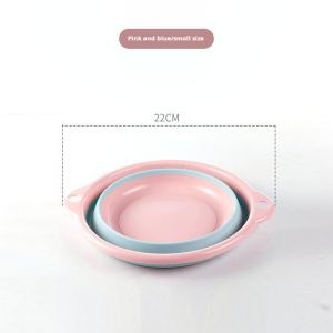 Large foldable washbasin for home student dormitories Small baby basin Portable travel foldable laundry basin