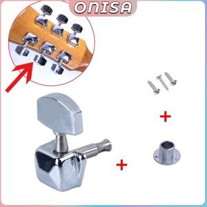 Onisa Guitar String Tuning Pegs Metal Guitar String Button Guitar Knob
