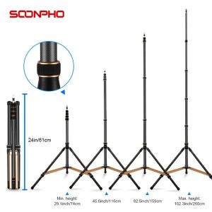 Soonpho Carbon Light Stand Tripod LS255C LS285C 200cm 270cm Carbon Fiber /Aluminum Light Stand For Photography Tripod Light