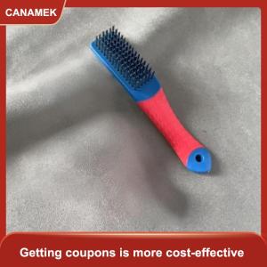 【CANAMEK】 Bàn chải dây thép không gỉ nặng với tay cầm bằng nhựa thoải mái hoàn hảo để loại bỏ rỉ sét xỉ hàn bụi bẩn và sơn