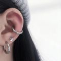 Anting Jepit Tanpa Tindik Anting Klip Anting Fake Anting Palsu Pria Wanita Titanium Anti Karat 1Pc. 