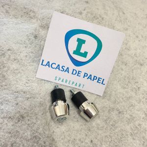 BANDUL STANG MINI CROME SET 2BIJI MODEL JALU STANG VARIO BEAT SCOOPY JALU BANDUL CHROME SEPASANG KANAN KIRI JALU STANG CROM KECIL UNIVERSAL SEMUA MOTOR FINO MIO NMAX AEROX VIXION SATRIA TIGER THUNDER BYSON DLL PNP BANDUL SETANG