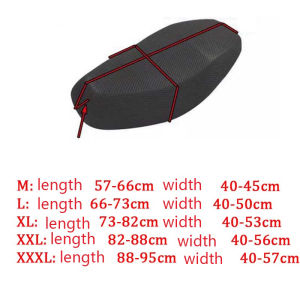 Anti-Slip 3D Honeycomb Net Breathable Motorcycle Seat Cover Waterproof Heat-resistant Damp-proof Mesh Cushion