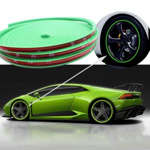 List Pelindung Velg Mobil Warna HIJAU Bahan Karet Panjang 8 Meter Termasuk Double Tape MS ACC