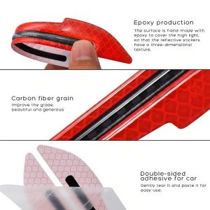 BISA BAYAR DI TEMPAT ! TERLARIS ! STIKER REFLEKTOR ANTI BARET PELINDUNG COVER SPION MOBIL 2PCS REFLECTIVE STICKER SAFETY WARNING SIGN DECAL STIKER NYALA MANTUL STIKER NYALA MOBIL STIKER NYALA TERANG STIKER NYALA DISHUB STIKER MOTOR STIKER MOBIL STIKER