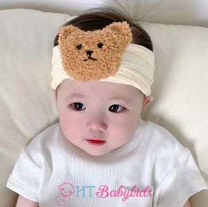 Set Băng Đô kèm tất hình Gấu xù đáng yêu cho bé bé trai bé gái - Htbbaykids