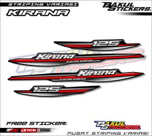 STRIPING VARIASI MOTOR HONDA KIRANA 125 / STICKER LIST MOTOR KIRANA 125