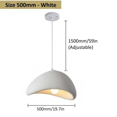 Muji Pendant Light Wabi Sabi Pendant Lamp Lampu Gantung Japanese Chandelier Wabi Sabi Hanging light Lampu Siling IKEA