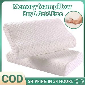 [COD] Buy 1 Get 1 Memory Foam Neck Pillow With Slow Rebound Material 30x50cm