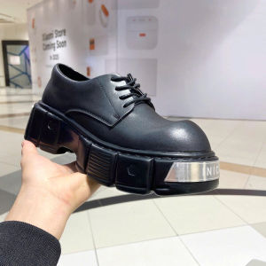 Giày da nam nữ thời trang MĐ G1332 đế cao mũi tròn tăng chiều cao