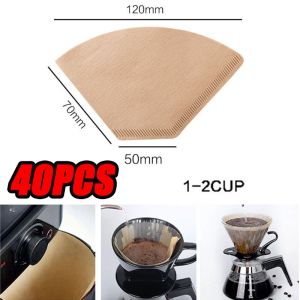 V60 Drip Coffee Filter Paper Natural wood pulp Espresso Machine Mocha Pot Paper Filter