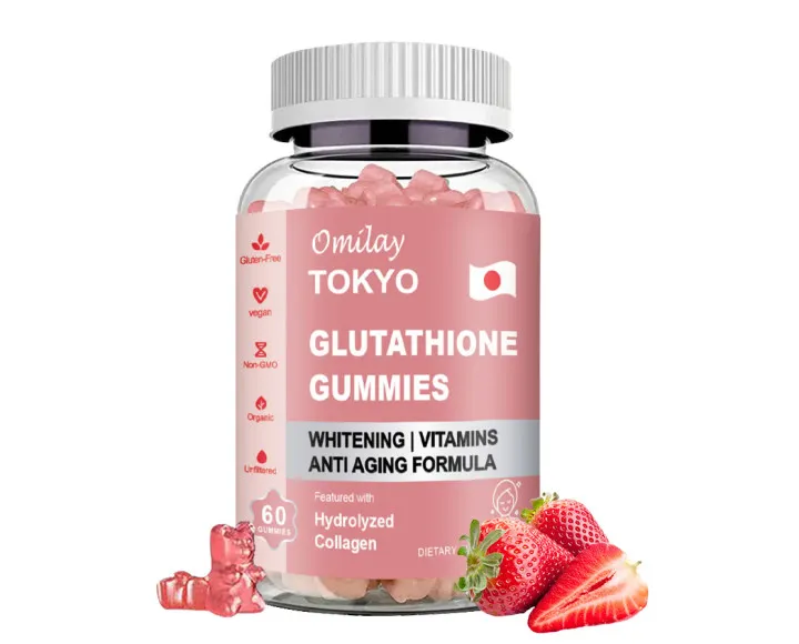 Omilay TOKYO Glutathione Gummies Anti Aging Whitening Skin Collagen  Vitamins Boost Energy and Immunity Apple Flavor Skin Revitalizing  Anti-Aging Superfood Supplement - Lazada | Lazada PH