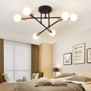 YHLAMP Nordic Modern Ceiling Light Vintage Chandelier Creative Home Lighting Ceiling Light for Living Bedroom Dining Room