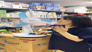 Quạt Tích Điện Mickey TD-9103 – 2 Bình Ắc Quy 3 Tốc Độ Gió Đèn LED Tiết Kiệm Điện Hẹn Giờ Tiện Lợi