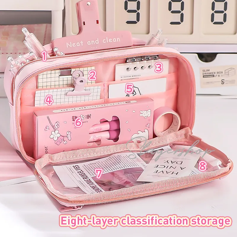 KOTAK PENCIL ANAK KOTAK PENSIL TRANSPARAN PANSILCASE TEMPAT