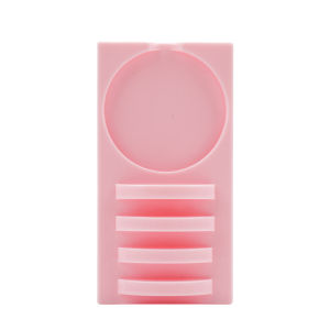 Palet akrilik kaca gl pallete untuk eyelash extension lem bulumata jade giok holder sticker bulu